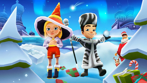 地铁跑酷4周年庆小乔破解版